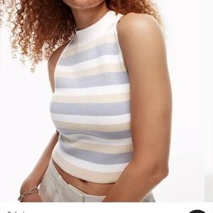 Aritzia Babaton Sculpt Knit Halter Top